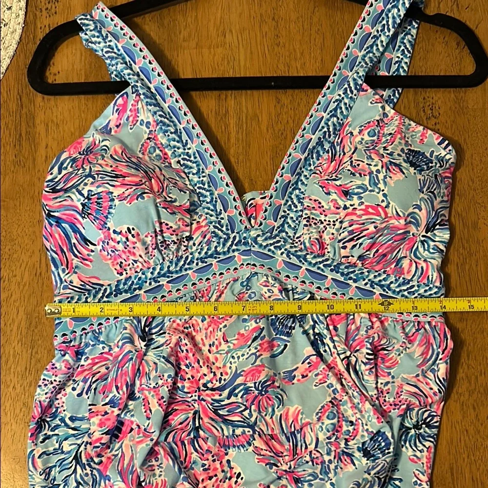 Lilly Pulitzer Blue and Pink Floral Maxi Dress-NWT - Picture 8 of 12